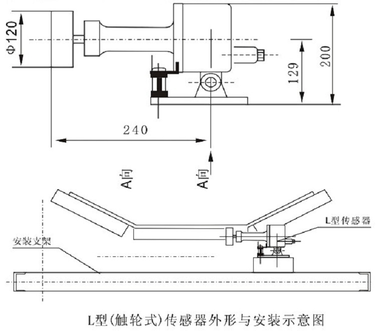 速度打滑檢測(cè)器-安裝示意圖